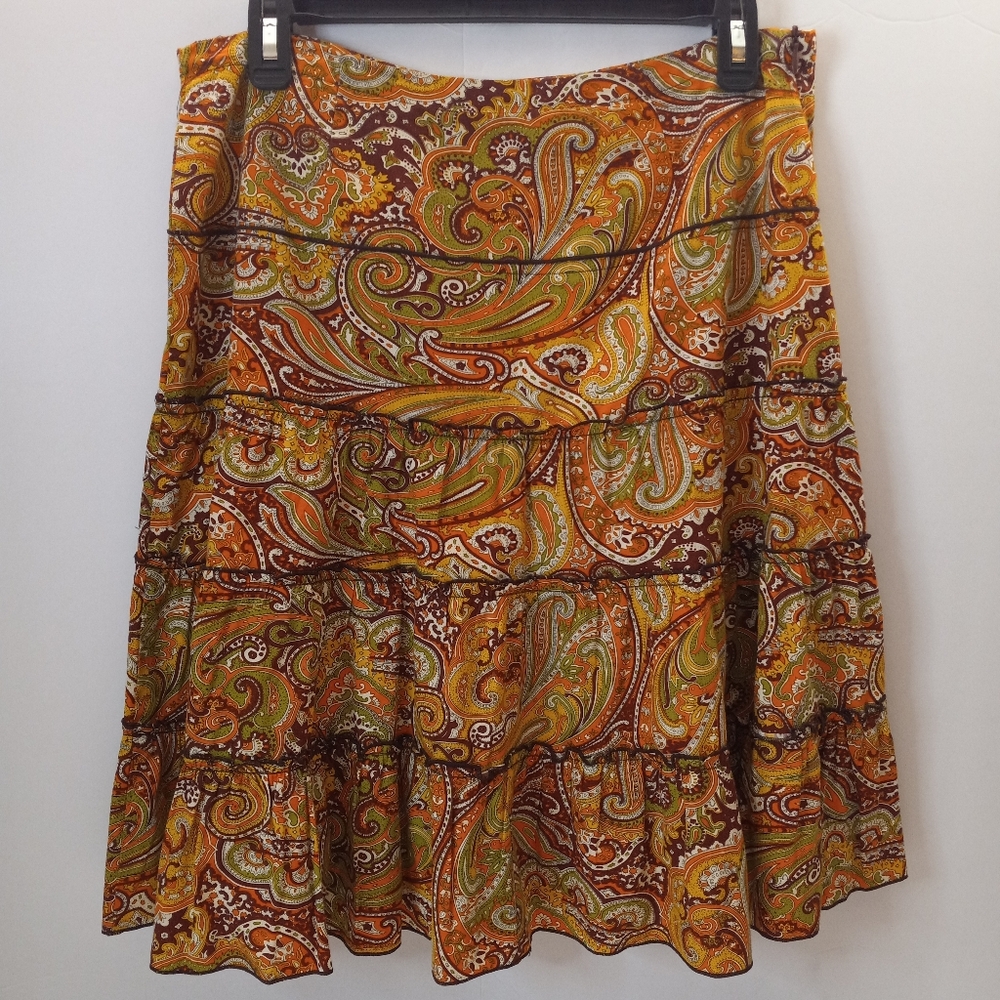 Vintage Y2K Retro Fairy Paisley Skirt